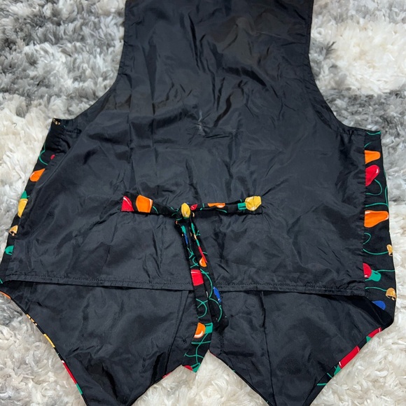 Vintage Retro Unisex Nutcracker Christmas Lights Vest - Picture 6 of 6